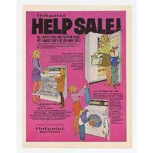  1971 Hotpoint Appliances Give You More Help Sale Print Ad 