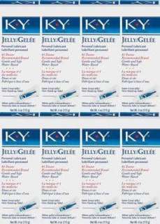EIGHT (8) K Y JELLY 4 oz PERSONAL KY LUBRICANT LUBE  