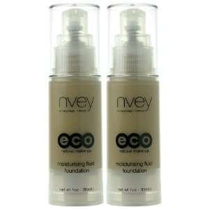 Nvey Eco Cosmetics Moisturizing Liquid Foundation, 510 Light Skin 