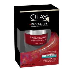 Olay Olay Regenerist Micro sculpting Cream Fragrance Free, 1.7 Fluid 