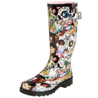 Chooka Womens Tokidoki Discoteca Rain Pup Rain Boot   designer shoes 