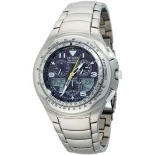 Citizen Mens JR3060 59F Eco Drive Titanium Skyhawk Chronograph Watch 
