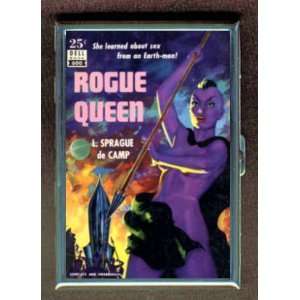  ROGUE QUEEN SCI FI PURPLE PULP ID Holder, Cigarette Case or Wallet 