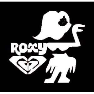  HAWAIIAN ROXY HULA DANCER GIRL Vinyl Sticker/Decal 