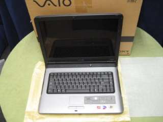 SONY VAIO VGN A140P 15.4 LAPTOP NOTEBOOK 60GB WINDOWS XP DVDRW SILVER 