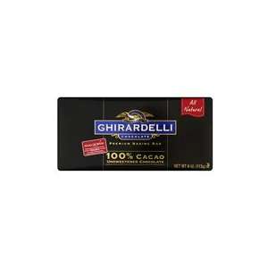  Ghirardelli Unsweetened Chocolate, 4 Oz (Pack of 12 