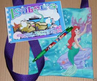 Little Mermaid DISNEY CRUISE Autograph Book/Bag/Pen NEW  