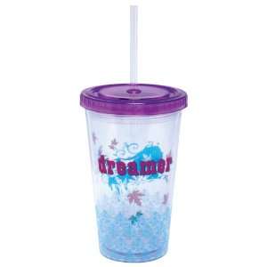   Studio 16 Ounce Double Wall Acrylic To Go Tumbler with Straw, Dreamer
