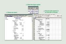 Easily share data with Microsoft Office applications. View larger .