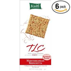 Kashi TLC Crackers, Mediterranean Bruschetta, 6 Ounce Packages (Pack 