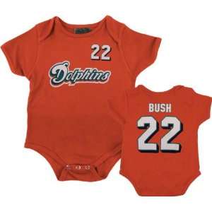  Miami Dolphins Infant Orange Reebok Reggie Bush Name 