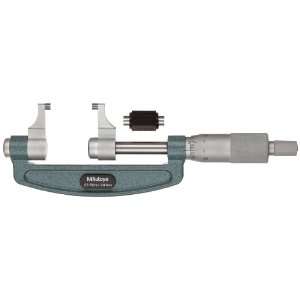 Mitutoyo 143 103 Vernier Caliper Type Micrometer, Ratchet Stop, 50 