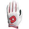 DeMarini Superlight Fastpitch Batting Gloves   Womens   White / Red