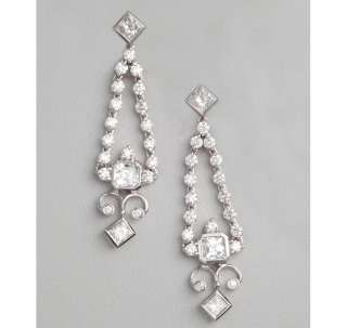 Kwiat diamond and white gold Brocade Collection 2.73tw earrings