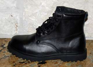 Brand New Black Leather Motorcycle/Uniform Boots 10 ½ W  