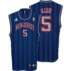 Jason Kidd Youth Jersey adidas Blue Replica #5 New Jersey Nets Jersey 