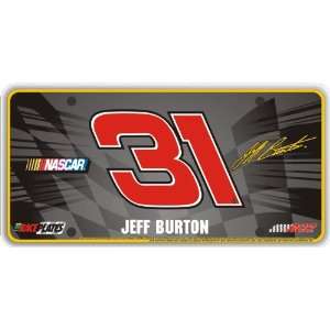   Race Plates Signature Series #31 Jeff Burton License Plate Automotive