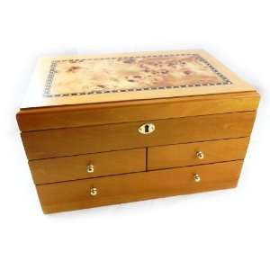  Jewellery box wood Edina brown. Jewelry