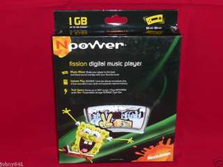 NEW NPOWER FISSION NMP4101 SBW 1GB  WMA MUSIC PLAYER  