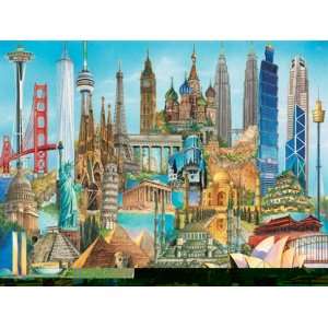    Famous Buildings Worldwide Jigsaw Puzzle 3000pc Toys & Games