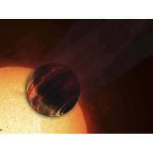  Artists concept of a Hot Jupiter extrasolar planet 