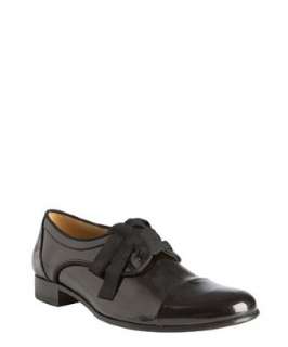   grosgrain bow derby shoes  