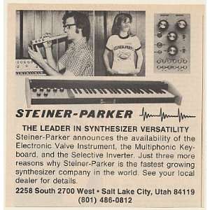 1976 Steiner Parker Synthesizer Electronic Valve Multiphonic Keyboard 