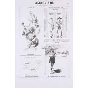  Alcool Teaching Chart Offset Lithograph by Deyrolle. size 