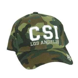 CSI LA LOS ANGELES CAMO CAMOUFLAGE HAT CAP TV SHOW CBS  