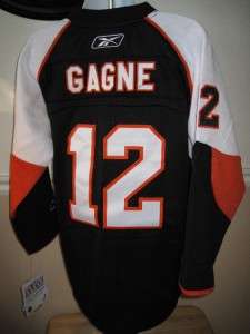 SEWN NEW Gagne #12 Flyers Reebk YOUTH L/XL JERSEY BVP  