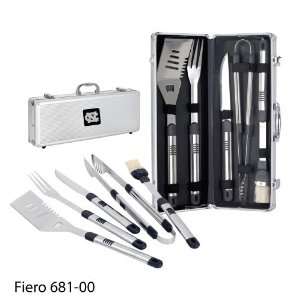  case w/knife, brush, tongs, spatula w/aluminum handles Everything
