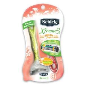  Schick Xtreme 3 Womens Scented Disposable Razor 8 ct 