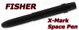matte black x mark bullet space pen w clip model sm400bwcbcl