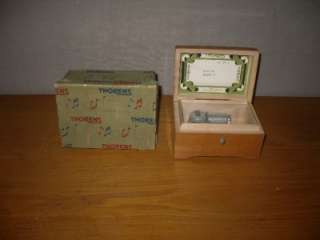 Vintage Thorens Swiss Music Box No 304B Marcheta & Rigoletto in 