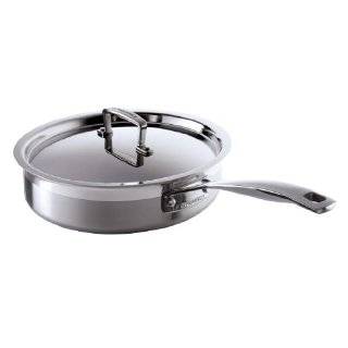 Le Creuset Tri Ply Stainless Steel 3 Quart Covered Saute Pan