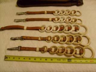 OLDER PIECES HORSE TACK REIN SEPARATORS, BRIDAL, BIT & CINCH  