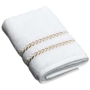  Lenox Pearl Essence Hand Towel, White/Ivory