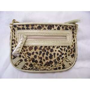    Liz Claiborne Clip to Be Hip Leopard Purse 