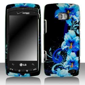  Cuffu   Blue Flower   LG VS740 Ally Case Cover + Screen 
