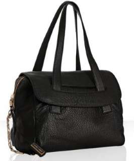 Jimmy Choo black leather Ally top handle bag  
