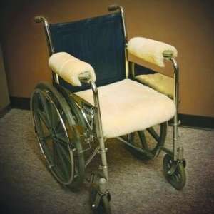    Sheepskin Wheelchair Desk Arm Rests Covers