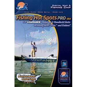  Fishing Hot Spots Pro USA Chip f/Lowrance Electronics
