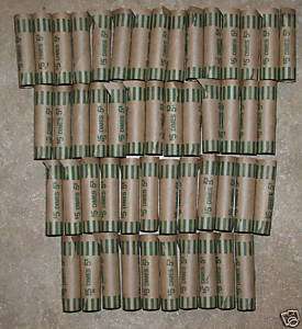 50 Preformed Coin Wrappers Tubes for Dimes  