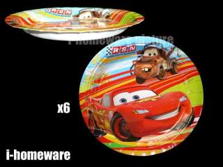 Cars 2 Disney Birthday Party 6x Paper Plates c069  