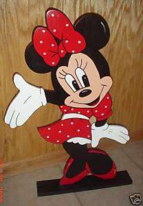 Minnie Mouse stand up party decorations supplies   Red  