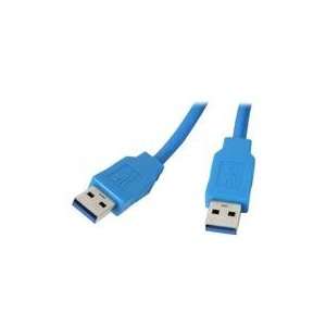  Kaybles 15 ft. USB 3.0 A Male to A Male Cable in Blue 