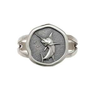  Guy Harvey 15mm Jumping Marlin Ring   Size 7 Jewelry
