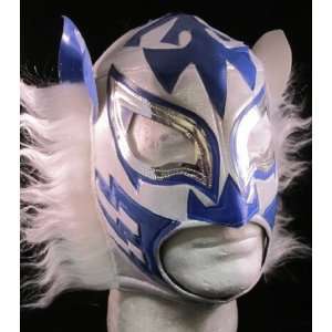 WHITE TIGER Adult Lucha Libre Wrestling Mask (pro fit) Costume Wear 