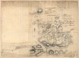 1777 map Battle of Brandywine, Pennsylvania  
