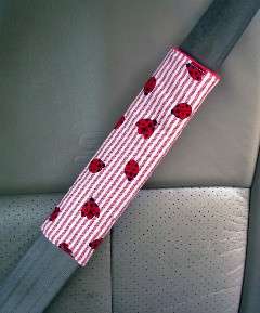 TODDLER CAR SEAT BELT STRAP COVER  LOTS FABRIC CHOICES  